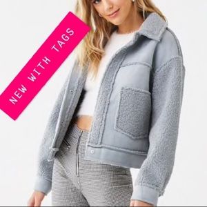 Hollister Crop Sherpa jacket
